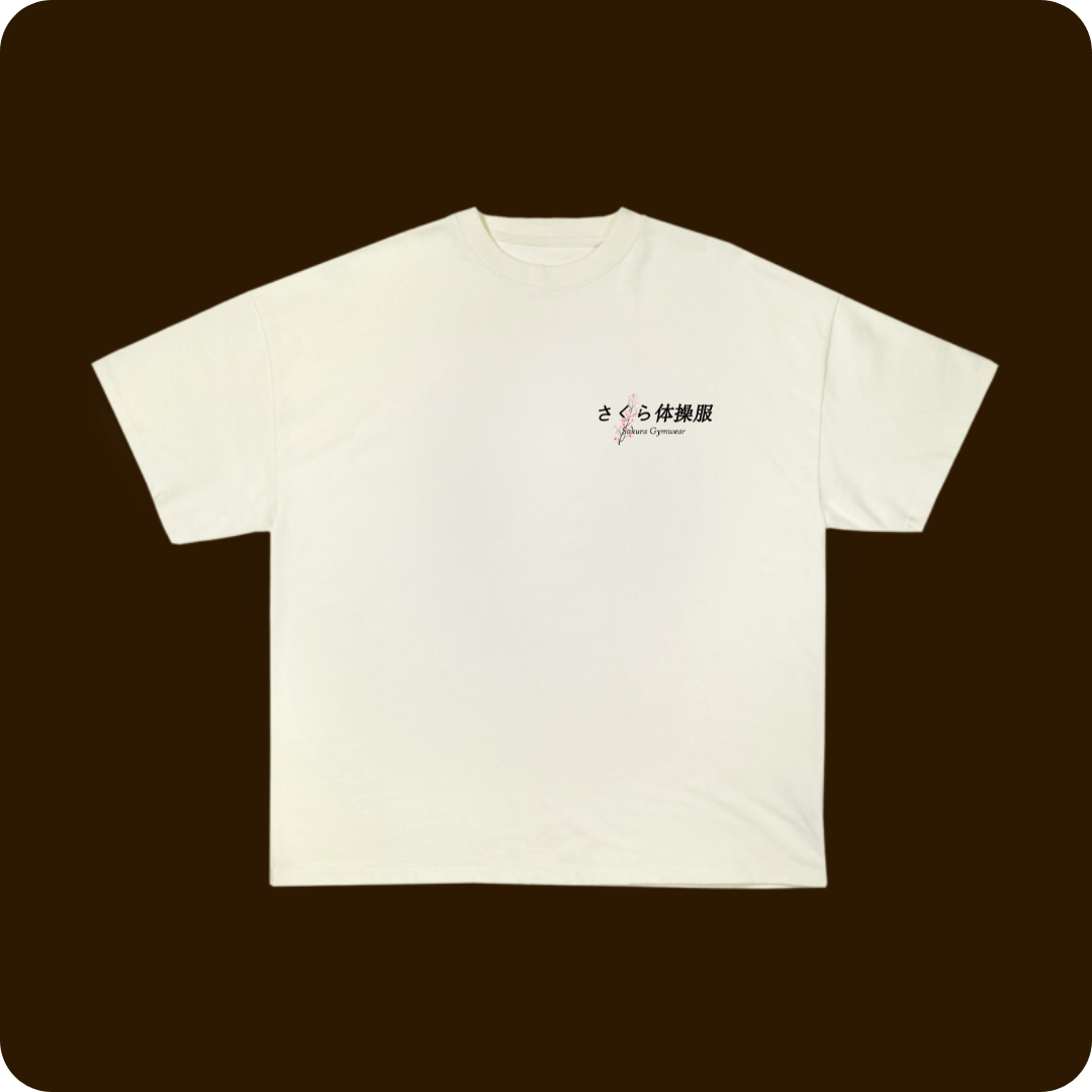 Oversized Sakura T-shirt Voorkant