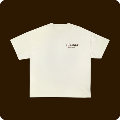 Oversized Sakura T-shirt Voorkant