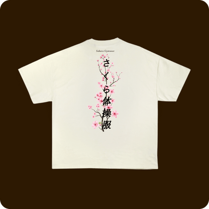 Oversized Sakura T-shirt Achterkant